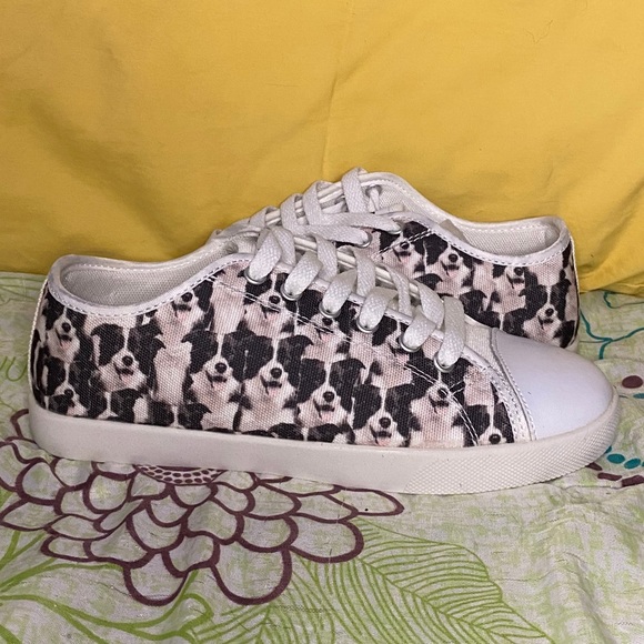 BRAND NEW Border Collie dog low top shoes - Picture 2 of 2